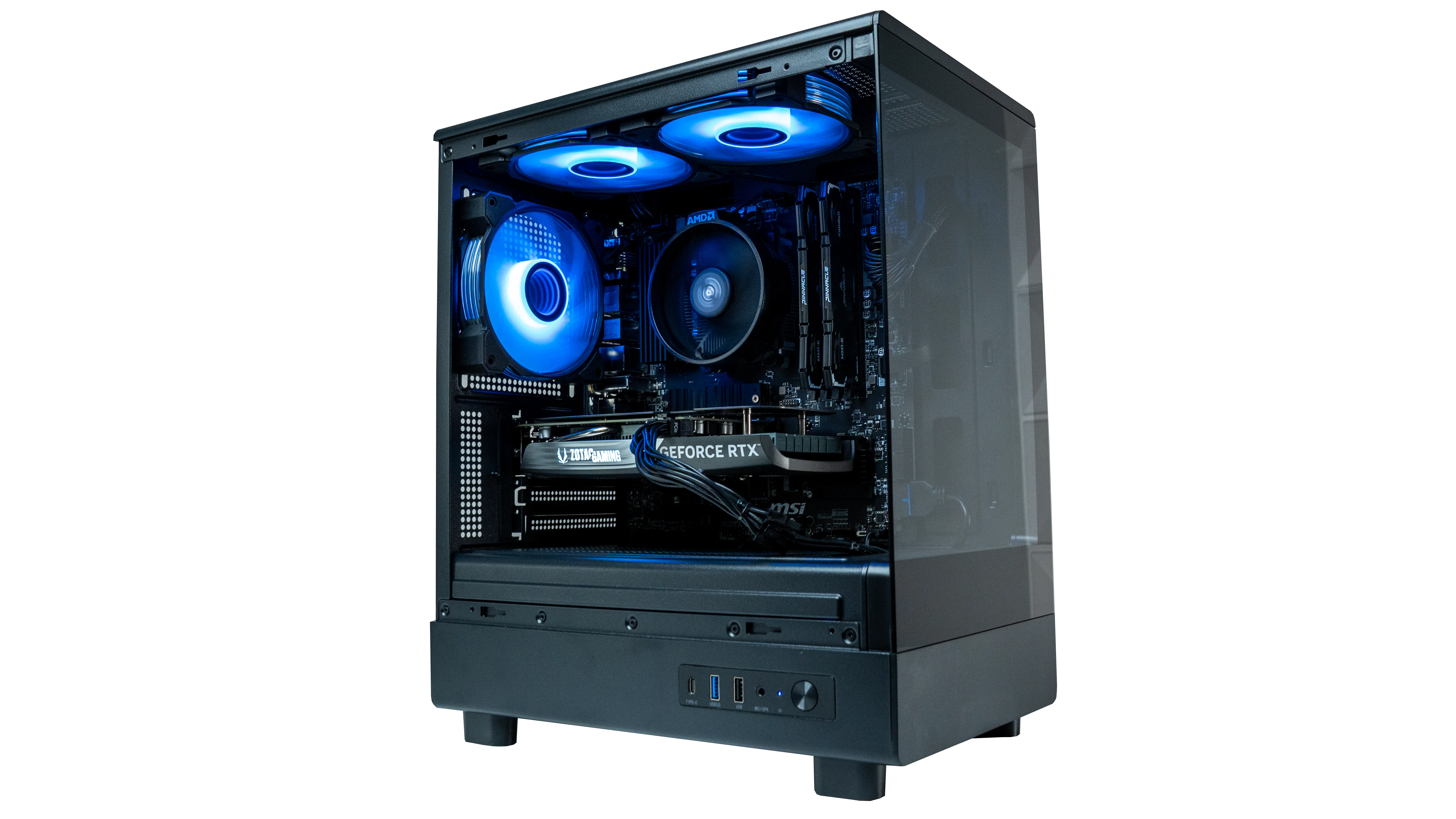 Budget Black/RGB Gaming PC